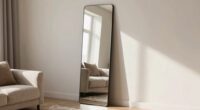 optimal floor mirror placement