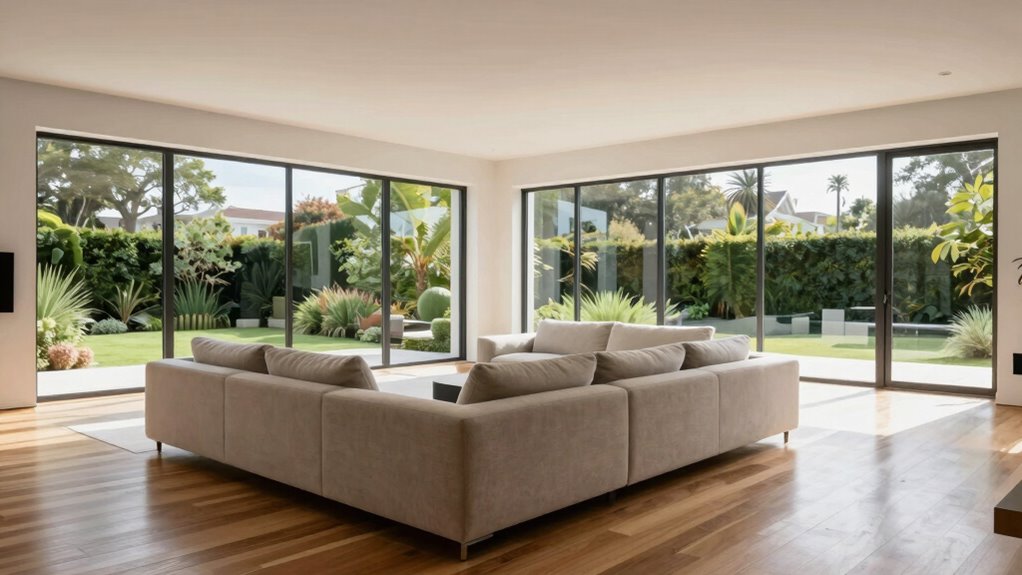 optimize sightlines for spaciousness