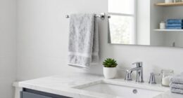 organized bathroom for mornings