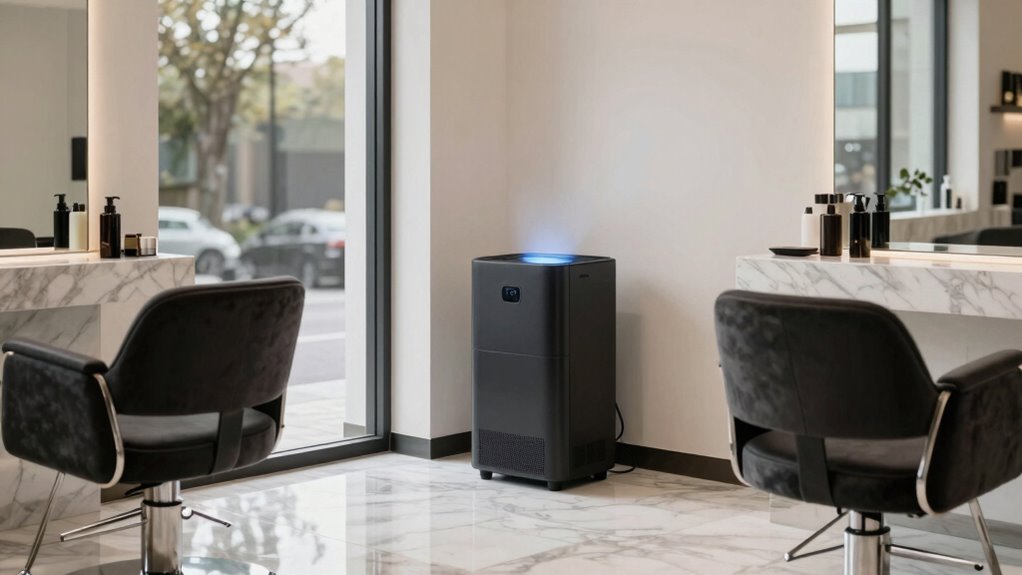 premium salon air quality