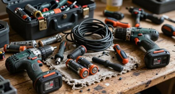 proper storage for cordless tools