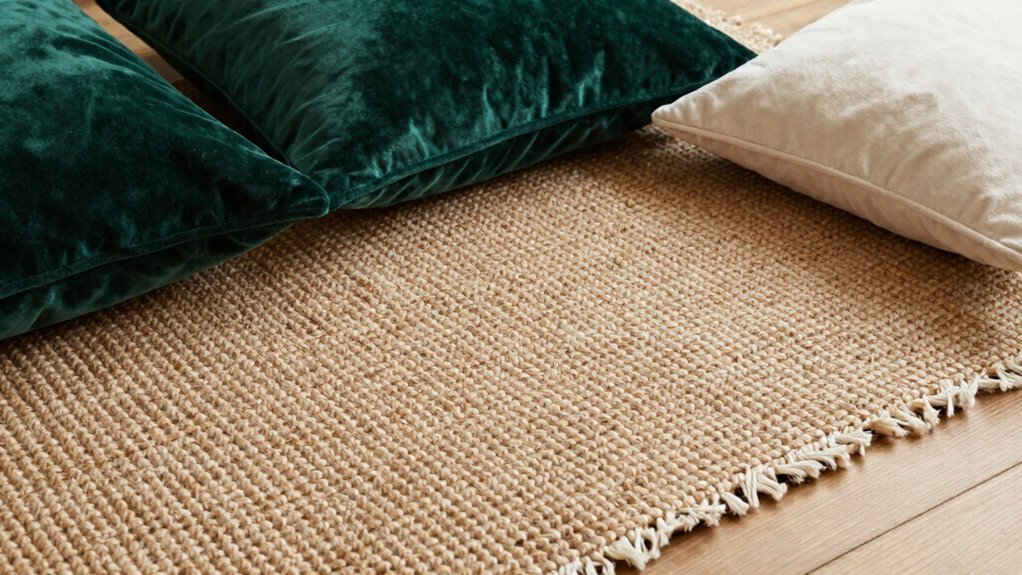proper support for jute rugs