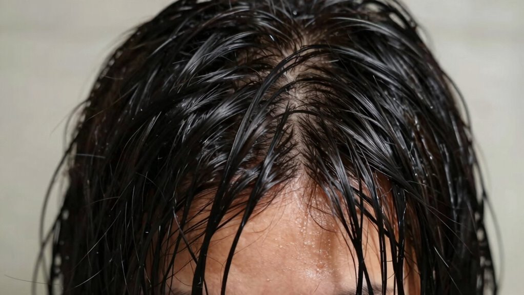 scalp buildup causes heaviness