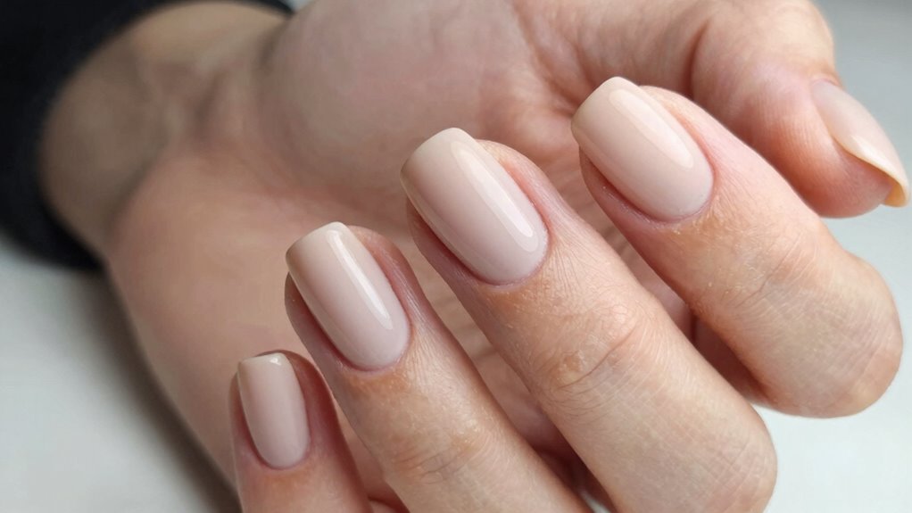 short versatile polished nails