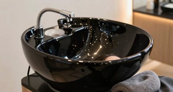 silent shampoo bowl feature