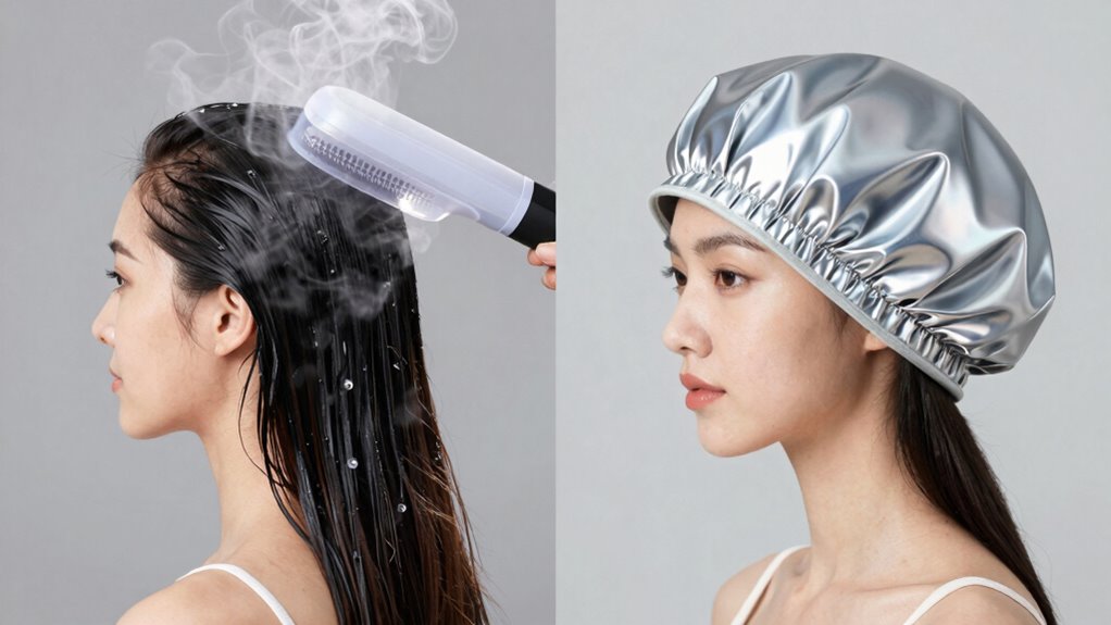 steam for hydration heat for absorption