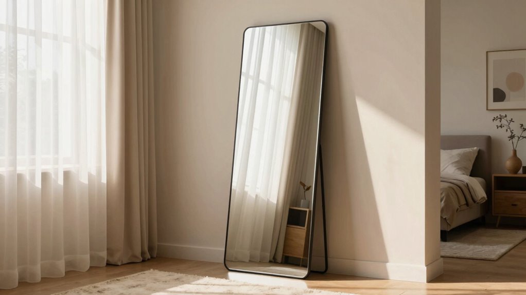 strategic mirror placement enhances space
