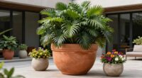 strategic planter size placement