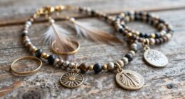 varied sizes enhance boho style