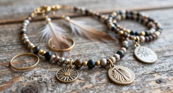 varied sizes enhance boho style