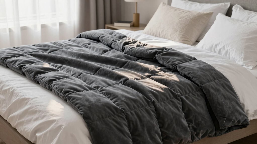 weighted blanket promotes relaxation