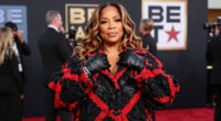 Queen Latifah Bundles Up in a Bold, Oversized Coat on the 2026 BET Awards Red Carpet