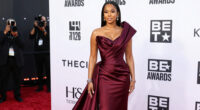 Teyana Taylor Wows in Bold Burgundy Gown at the 2026 BET Awards