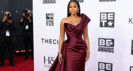 Teyana Taylor Wows in Bold Burgundy Gown at the 2026 BET Awards