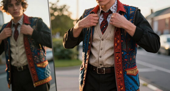 Swift and Kelce outfits by Northern Irish designer