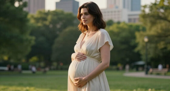 Anne Hathaway’s Latest Maternity Look Is Straight-Off-the-Runway Carolina Herrera