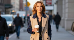 Céline Dion Looks So Sophisticated In Layers Of Double-Breasted Jackets