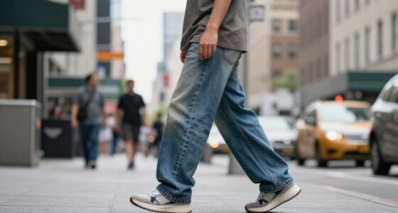 Hold The Skinny Jeans—This Is The Denim Trend Fashion People In NYC Are Wearing With White Sneakers