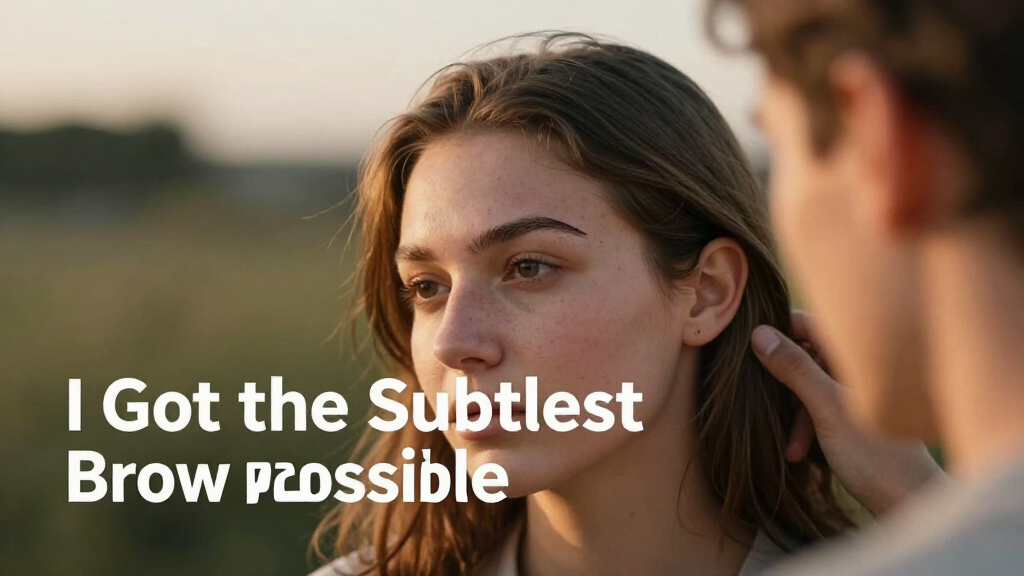 I Got The Subtlest Brow Tattoo Possible—Here Are My Results