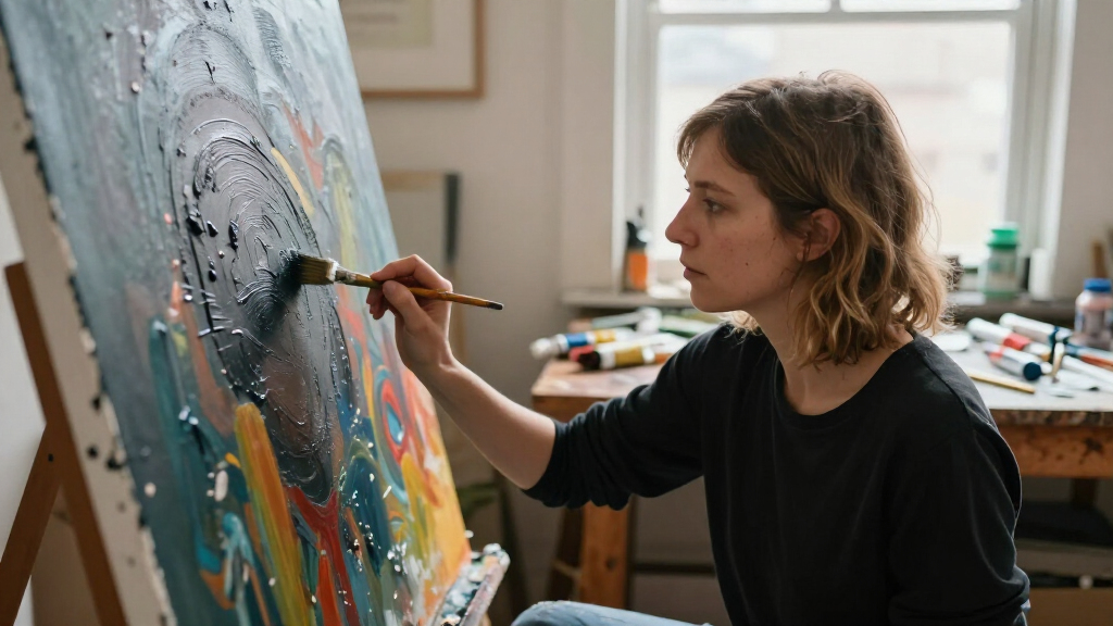 Painter Mia Middleton Presents An Eerie, Honest Look At The Trials Of Trying To Conceive