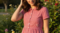 Taylor Swift’s Red Gingham Dress Has A Subtle Travis Kelce Easter Egg