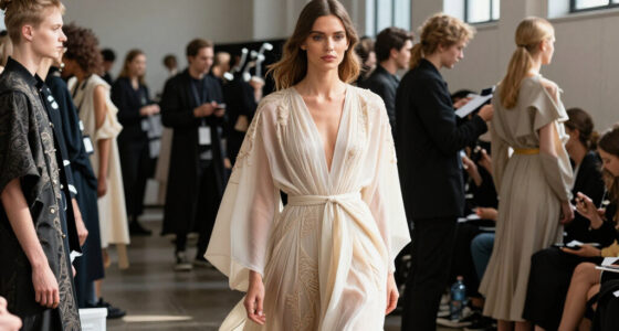 Victoria Starmer Models Clothes At London Fashion Week Show