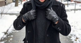 All-Black Winterwear Doesn't Have To Be Boring