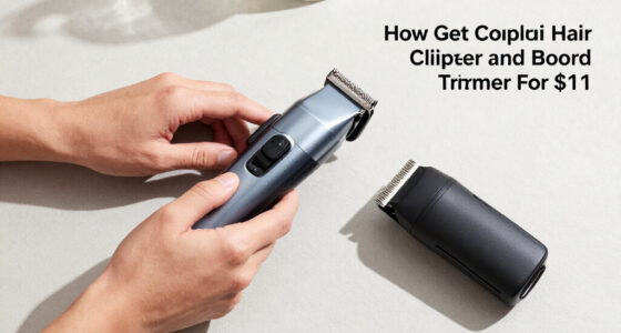 How To Get A Cordless Solati Hair Clipper And Beard Trimmer Kit For $11