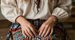 How To Wear A '70S Boho Blouse With Granny Skirts This Autumn 2026