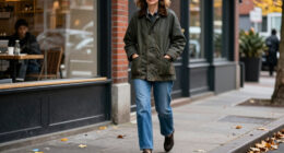 Keri Russell Styles Her Go-To Jeans With An Under $330 Barbour Jacket