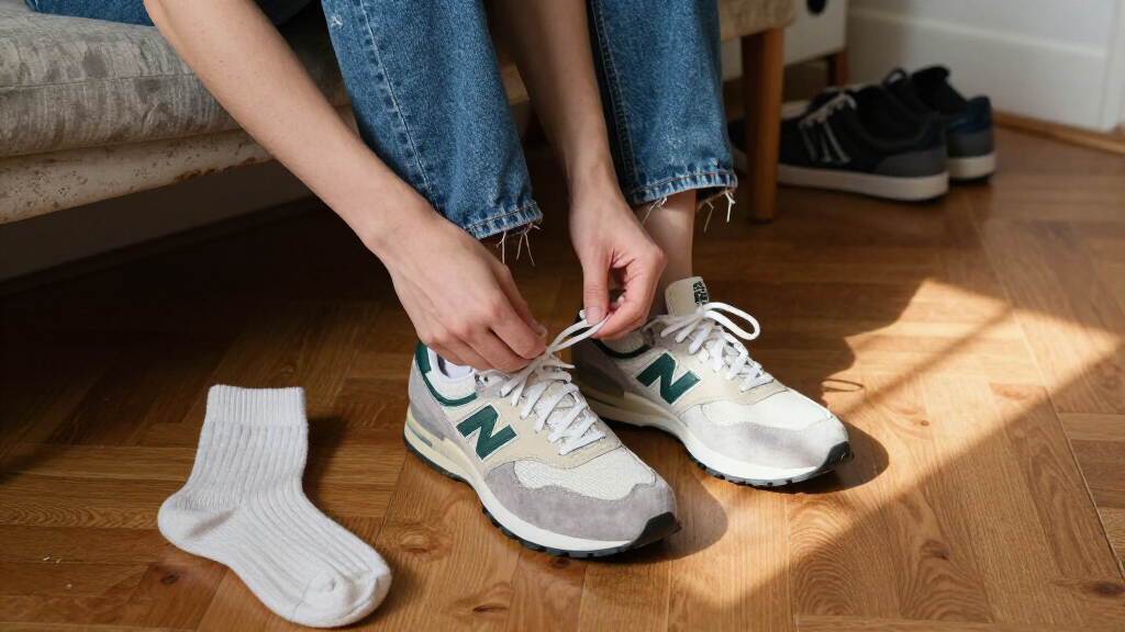 New Balance’s Split-Tone Dad Shoes Are Part Gorgon, All Clean