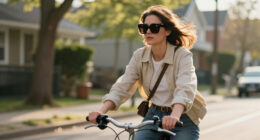 Spring 2027'S Top Accessory Trend Finishes Jennifer Lawrence's Biking Look