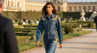 Zendaya's Louis Vuitton Look Is French-Girl Denim Meets Versailles Drama